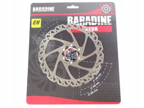 Baradine Tarcza Hamulca 160mm stal nierdzewna.jpg
