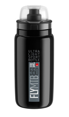 Elite Bidon FLY MTB Czarny Szary 550ml.png