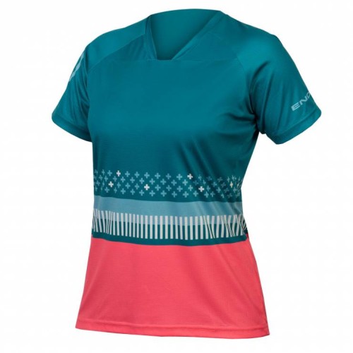 Endura Koszulka Wms SingleTrack Print T LTD L GRN.jpg