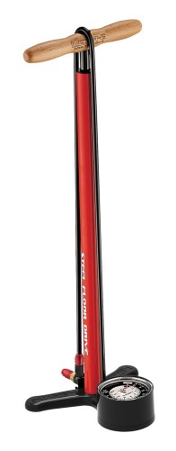 Lezyne Pompka Podłogowa Steel Floor Drive Pro RED.jpg