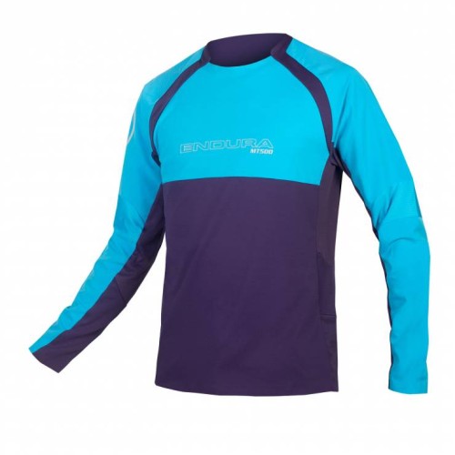 Endura Koszulka MT500 Burner  Jersey BLU VIO.jpg