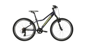 Rower Kross Hexagon Jr 1.0 24" GRA/ŻÓŁ POŁYSK 